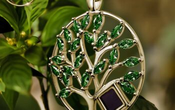 Bible Spiritual Gifts Tree of Life Pendant With Nano Bible Chip by My Nano Jewelry